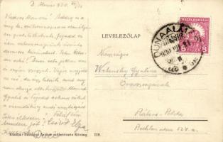 Dunaalmás, Látkép a fürdő felé; kiadja Szilágyi Arthur műintézete