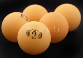cca 1970 5 db "Pinguin" márkájú pingpong labda