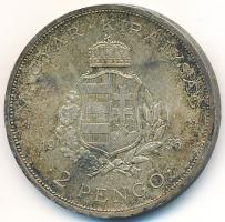 1936. 2P Ag "Liszt Ferenc" T:2 patina