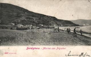 Bordighera, Marina con Pescatori / fishingmen (fa)