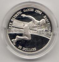 Cook Islands 1992 10$ Olimpia ezüst (0.925) T:PP