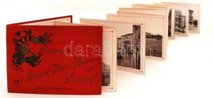 cca 1900 Velence, Hotel d'Italie et Bauer - Bauer Grünwald Hotel 22 lapos laporello füzet. / Le...