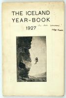 Snaebjörn Jónsson: The Iceland year-book. A handbook of general information. Reykjavik, 1927. Helgi Zoega. In papaer binging / papírkötésben
