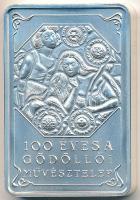 2001. 4000Ft Ag "100 éves a gödöllői művésztelep" T:BU Tanúsítvánnyal!