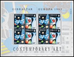 Europa CEPT: Kortárs művészet kisívsor Europa CEPT: contemporary art mini sheet set