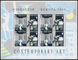 1993 Europa CEPT: Kortárs művészet kisívsor Mi 654-657