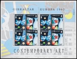 Europa CEPT: Kortárs művészet kisívsor Europa CEPT: contemporary art mini sheet set