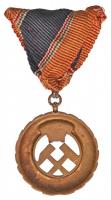1956. "Bányászat Szolgálati Érdemérem bronz fokozata" Br kitüntetés mellszalagon eredeti t...
