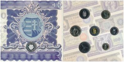 2006. 1Ft-100Ft 8klf db, forgalmi sor szettben, benne 1946-os 1Ft Ag "Hatvanéves a Forint"...