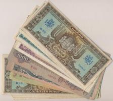 30db-os vegyes pengő, adópengő bankjegy tétel T:vegyes