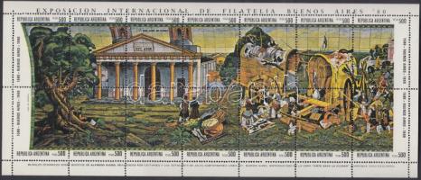 Nemzetközi bélyegkiállítás blokk, International Stamp Exhibition block