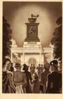 1941 Budapest, Nemzetközi Vásár, Franck kávé pavilonja, reklám s: Gebhardt (EK)