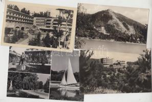 425 db MODERN, fekete-fehér magyar városképes lapok, vegyes minőségű / 425 modern black and white Hungarian postcards, mixed quality