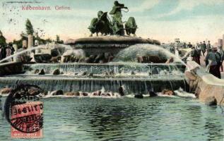 Copenhagen, Kobenhavn; Gefion fountain