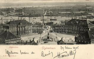 Copenhagen, Kjobenhavn; Amalienborg (b)