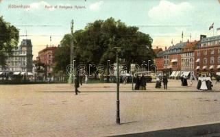 Copenhagen, Kobenhavn; Kongens Nytorv / square, tram
