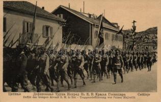 Cetinje, Truppendefilieroung vor Seiner Majestät (non pc)
