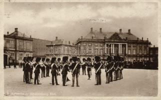 Copenhagen, Kobenhavn; Amalienborg Slot / castle, guards