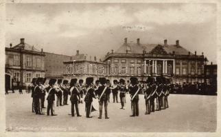 Copenhagen, Kobenhavn; Amalienborg Slot / castle, guards (EK)