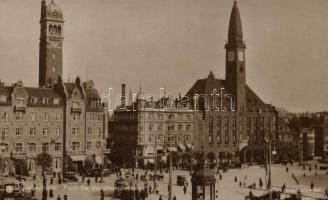 Copenhagen, Kobenhavn; Raadhusplatsen / town hall square, tram
