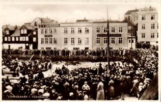 Tórshavn, Grindadrap / whale hunting, shop of O.V. Davidsson