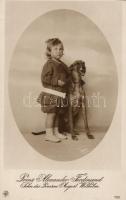 Sándor Ferdinánd Porosz herceg, Prince Alexander Ferdinand of Prussia, dog