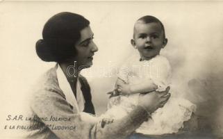 Princess Yolanda of Savoy, Maria Ludovica Calvi di Bergolo, Jolanda Savoy hercegnője lányával, Máriával.