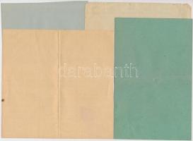 1945. "Budapesti Cukorjegy" + "Budapesti Közellátási Jegy" + "Budapesti Zsi...