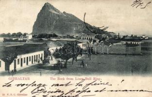 Gibraltar, Rock from the Linea Bull Ring (EB)