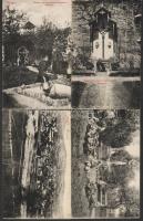 1910 Medgyes, ferencesek temploma, kolostora 8db lap/Kloster, 8 Stk