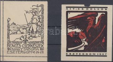 1927 2 klf Cserkész levélzáró