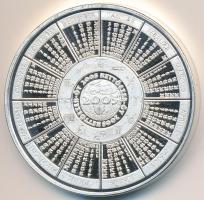 2005. "A Hazáért - Katonai Felderítő Hivatal / Naptár" ezüstözött fém emlékérem eredeti to...