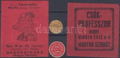 4 klf színházi levélzáró RR!