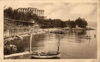 Lovran, Lovrana; Grand Hotel, Seebad, boats (EK)
