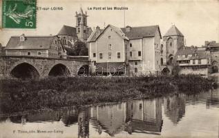 Moret-sur-Loing, Le Pont et les Moulins, F. Thion ed. / bridge, mill TCV