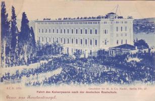 Consantinople Kaiserpaar im deutschen Realschule