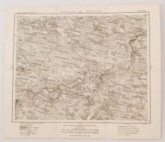 cca 1914 Orosz katonai térkép a cári időszakból. Kolki. / Russia military map Kolki area 42x36 cm
