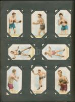 Fantasztikus angol cigarettakártya gyűjtemény a XX. század elejéről, 1.024 db a legváltozatosabb tém...