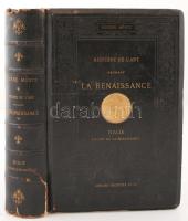Eugene Münz: Histoire de L1Art tendant La Rennaissance.  Paris, 1895. Korabeli, kissé sérült, nagyon dekoratív egészbőr kötésben, aranyozott dombornyomott, aranyozott lapszélekkel / In full leather binding 740p.