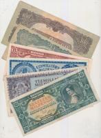 28db vegyes forint, pengő bankjegy T:vegyes