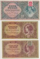 20db vegyes pengő, adópengő bankjegy T:vegyes