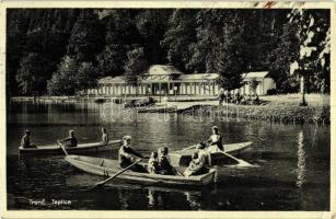 Trencsénteplic, Trencianske Teplice; evezős csónakok / rowing boats (EK)