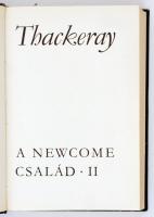 Thackeray: A Newcome család I.-III. Sorszámozott, bibliofil nyíl kötésben, védőborítóval. Bp., 1975....