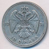 Jugoszlávia 1931. 10D Ag &quot;I. Sándor&quot; T:2- Yugoslavia 1931. 10 Dinara Ag &quot;Alexander I&quot; C:VF