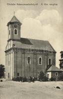 Bakonyszombathely, Katolikus templom; Hangya kiadás