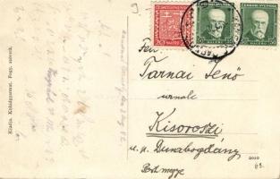 Kőhídgyarmat, Kamenné Darmoty; Katolikus iskola, plébánia, szövetkezet / catholic school, parsonage,...