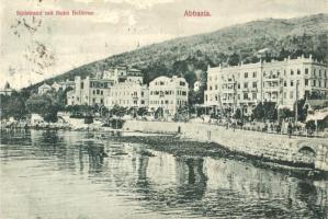 Abbazia, Südstrand, Hotel Bellevue; Divald Károly (Rb)