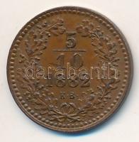 1882KB 5/10kr Cu T:2 Adamo M3.1