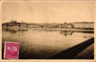 Pozsony, Duna, vár / river, castle (EK)