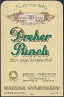 Különféle Dreher italcímkék, szép állapotban, 7db